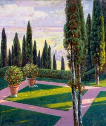 Garden of the Villa Fiesolana